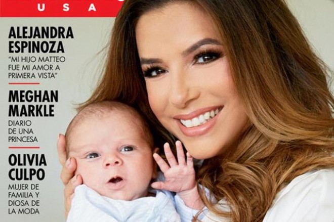 Eva Lonqoriya körpəsinin göstərdi - foto