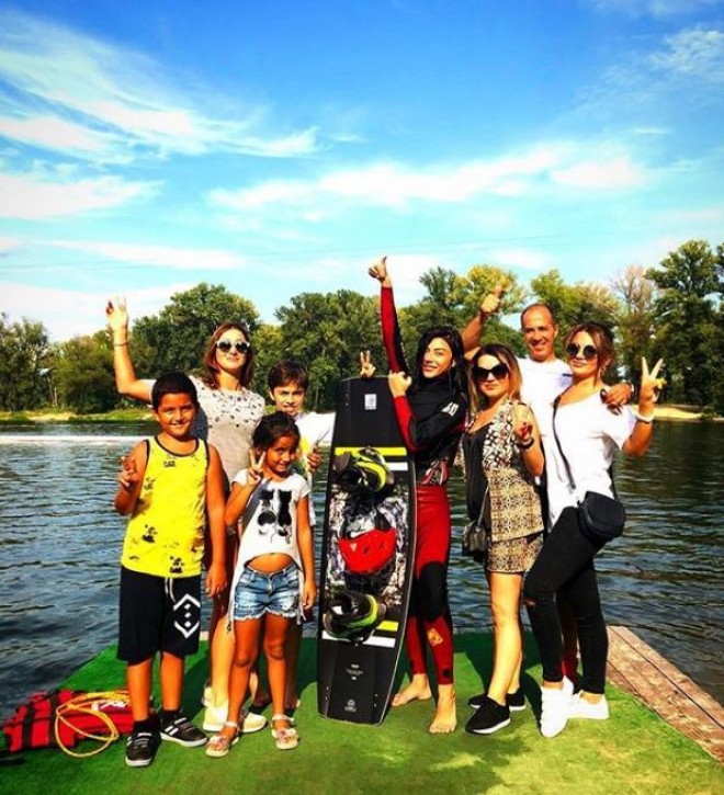 Aysel Əlizadə Kiyevdə dincəlir - foto