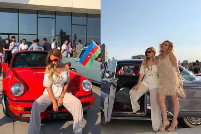 Nigar Camal avtomobil sərgisində - foto