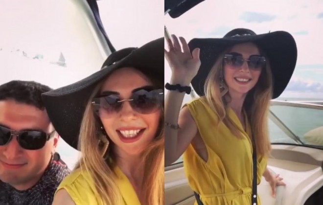 Manana yay istirahətində - video