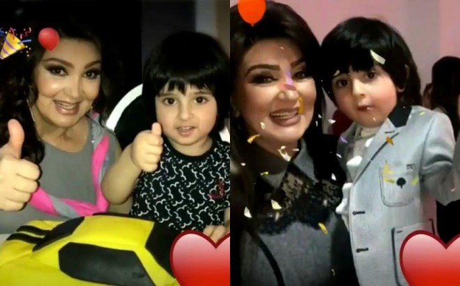 Xalq Artisti nəvəsini təbrik etdi - video