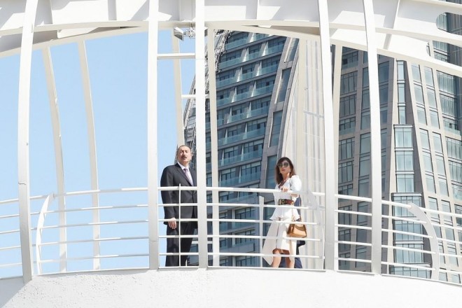 Bakıda idman-əyləncə park kompleksi açıldı - foto