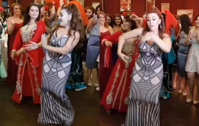 Rəqqasənin&nbsp;hind rəqsi bəyənilmədi - video