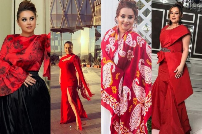 Xatirə İslamın qırmızı rəngli geyim sevgisi - fotosessiya