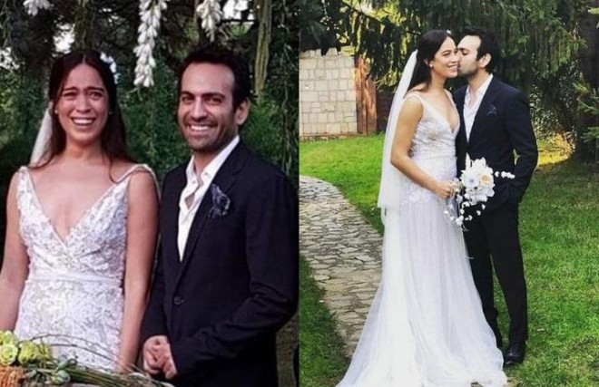 Aktyor sevgilisi ilə nikaha girdi - foto