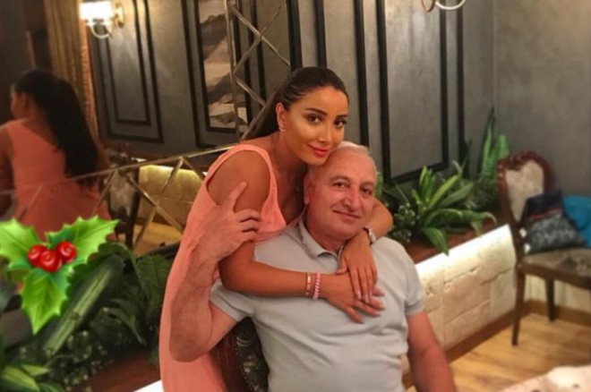 Günay İbrahimlinin&nbsp;atası ilə şəkli