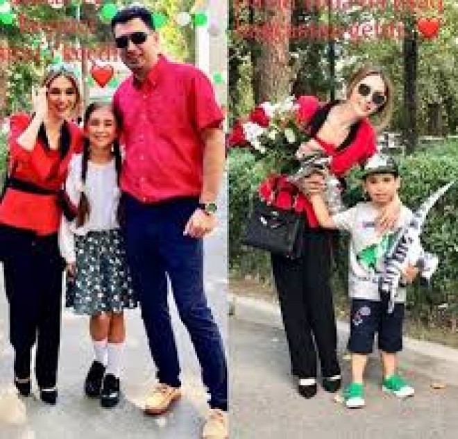 Əməkdar artist ailəsi ilə bir yerdə