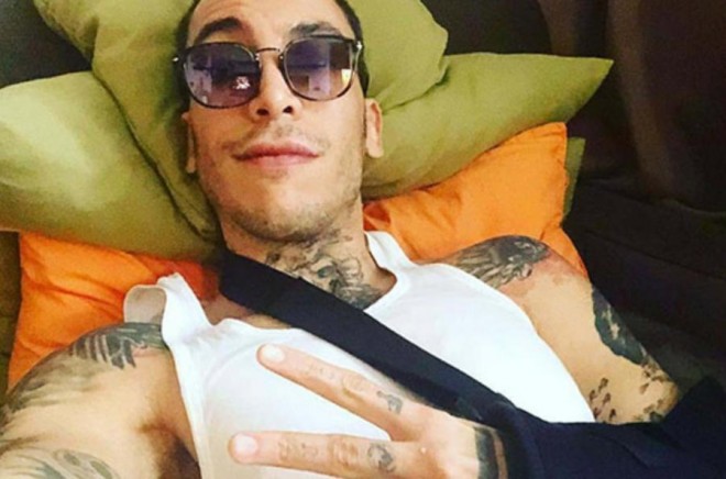 Can Bonomo motosikletlə qəza keçirdi 