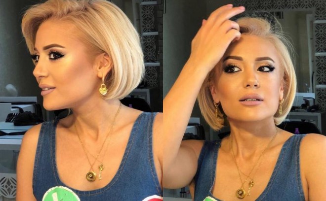 Səidə Sultan saçını kare kəsdirdi - foto