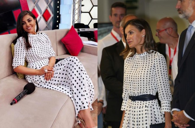 Gülay Zeynallı şahzadə ilə eyni libasda - foto