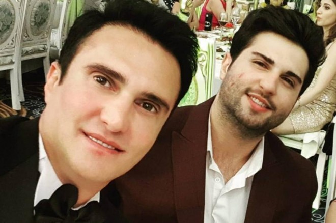 Nadir Qafarzadənin oğlu ilə fotosu