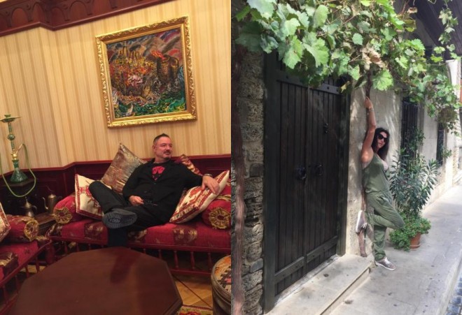 "Девочка-видение" mahnısının ifaçısı Bakıda - foto