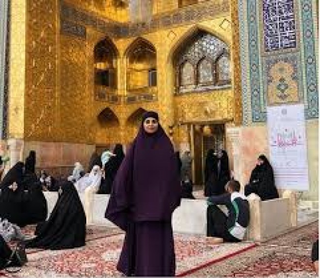 Gülay Zeynallı Məşhəd ziyarətində - foto