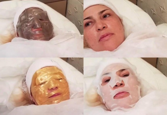 Əməkdar artist üzü maskada canlı yayıma çıxdı - foto