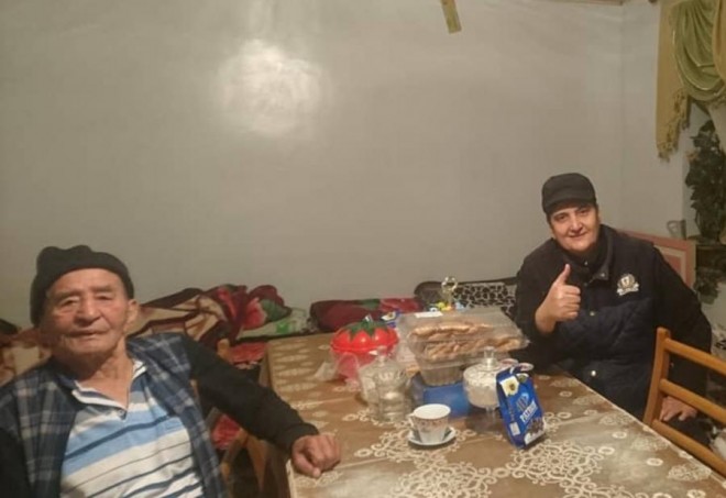 Bilal Əliyevin atası ilə fotosu