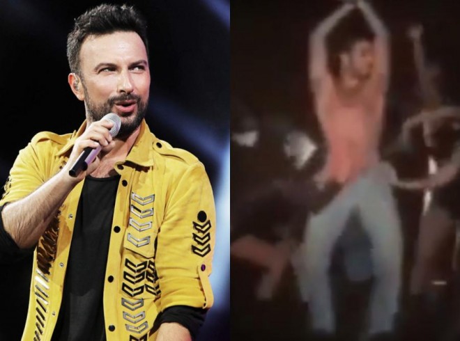 Tarkanın striptiz oynayarkən - video