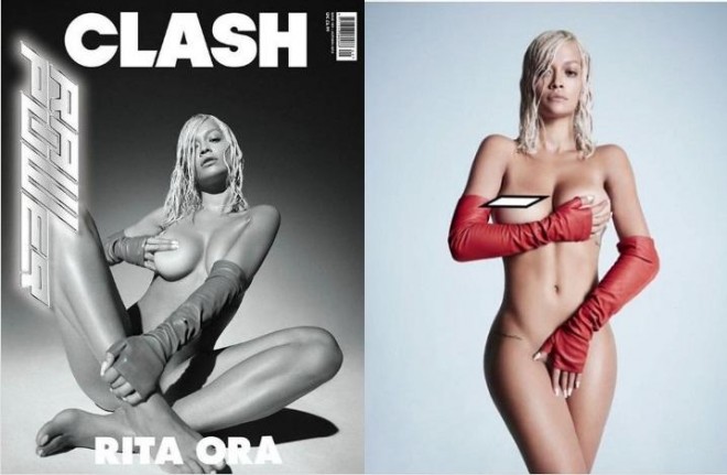 Müğənni Rita Ora&nbsp;çılpaq poz verdi - foto