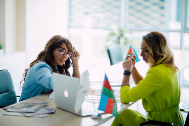 Günay İbrahimlinin məşqçi ilə fotosessiyası