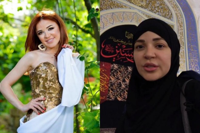 Humay Qədimova Məşhəd ziyarətində - video