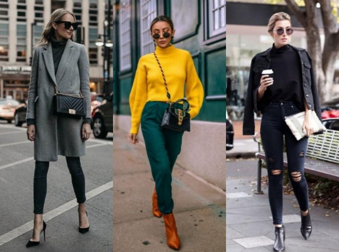 Xanımlar üçün payızda yeni geyim tərzləri - foto