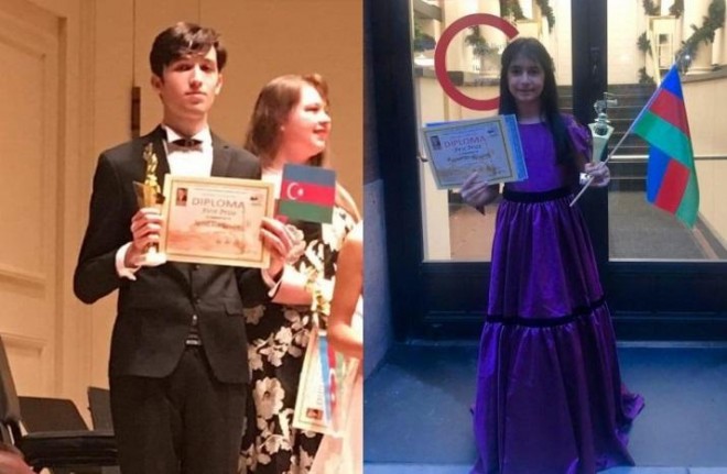 Pianoçularımız Floridada mükafat aldılar - foto