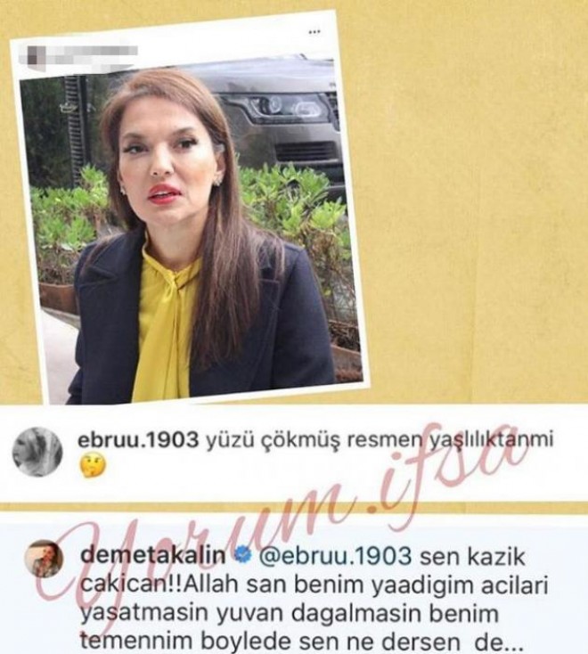 Demet Akalın izləyicisini susdurdu