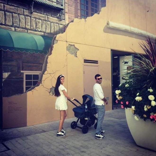 Azərbaycanlı model ABŞ-da gəzintiyə çıxdı - foto