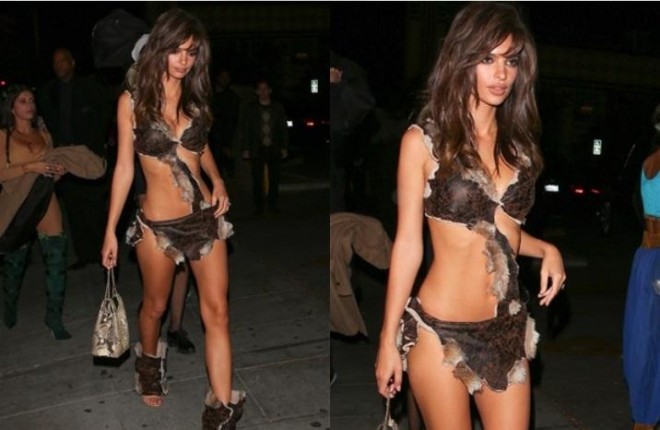 Emili Ratajkovski&nbsp; geyimi ilə seçildi - foto