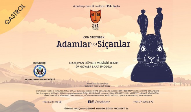 "ƏSA" Teatrı Naxçıvana qastrola gedir - foto