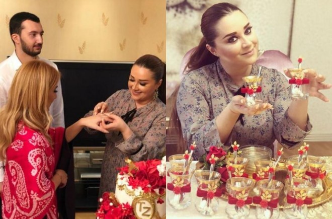 Xatirə İslam qardaşını nişanladı - foto