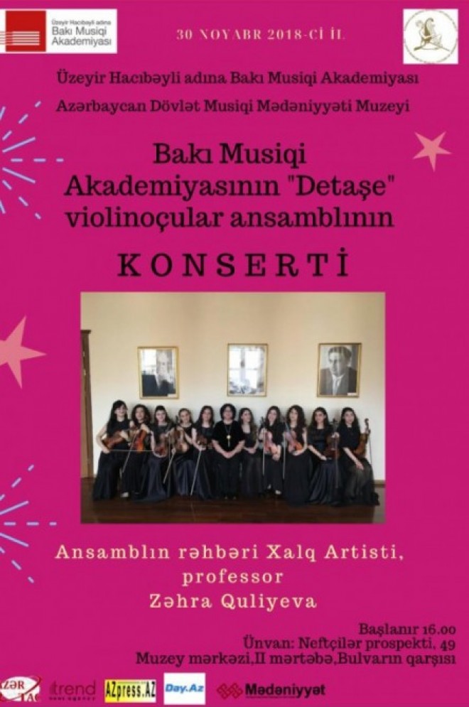 Violin ifaçıları Bakıda konsertə hazırlaşırlar