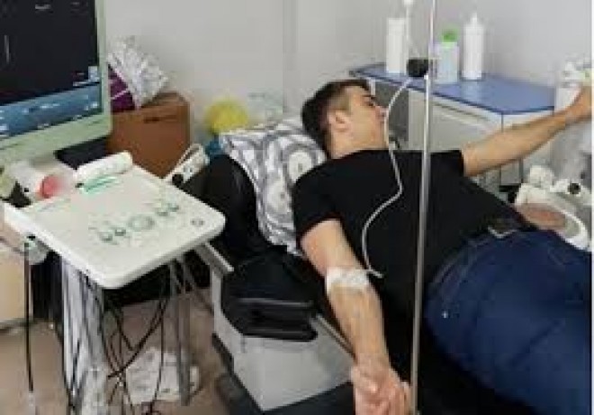 Əbdül Xalid xəstəxanada - foto