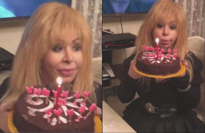 Ruhəngiz Allahverdiyevaya ad günü sürprizi - video