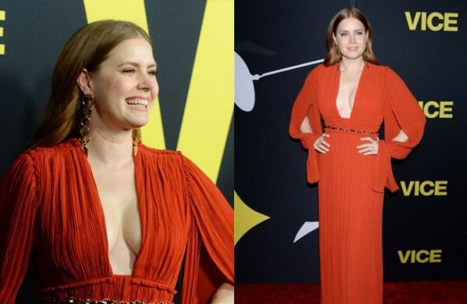 Emi Adams filmin qala gecəsinə qatıldı - foto