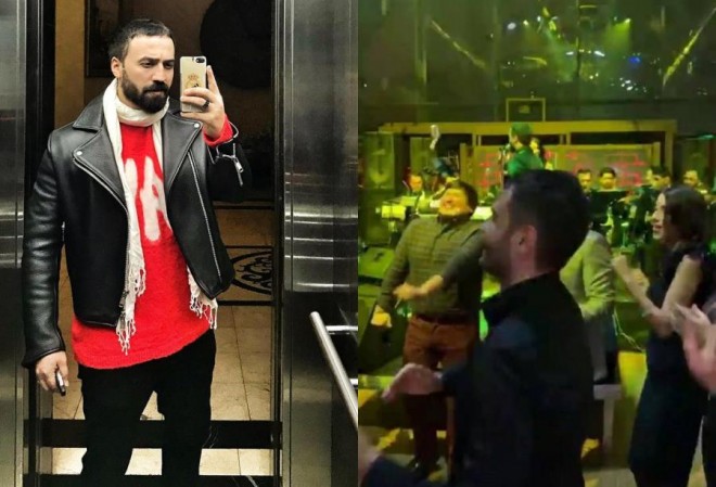 Zamiq Hüseynov nişanlısı Aydanla birlikdə - foto+video