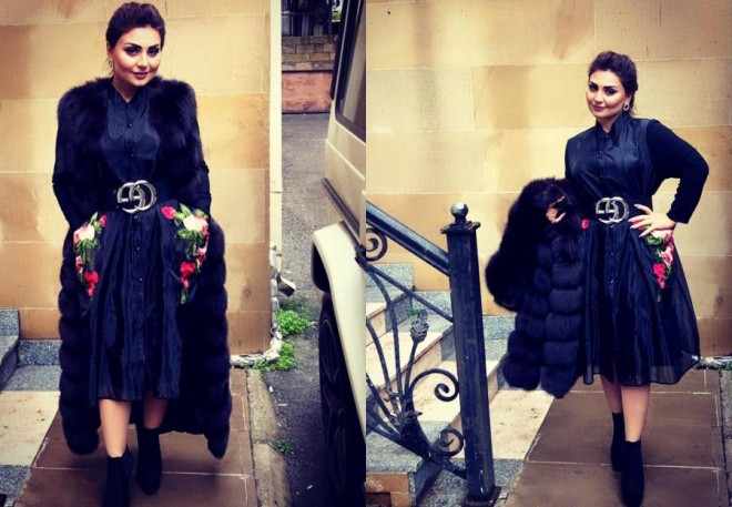 Şəbnəm kəməri tərsinə bağladı - foto&nbsp;