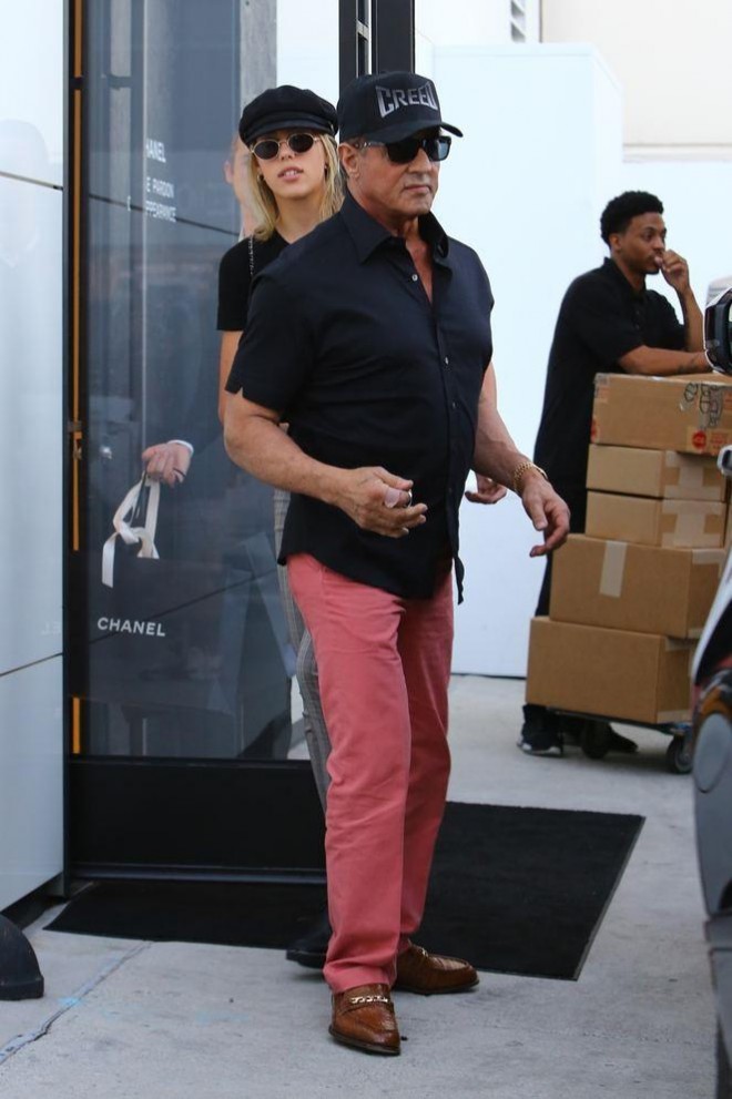 Silvestr Stallonni qızı ilə - foto