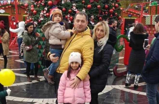 Elnur Kərimovun xanımı və övladları - foto