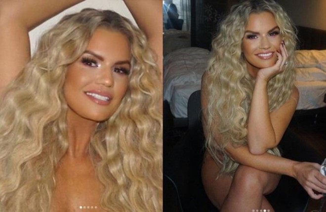 Müğənni açıq-saçıq şəkil çəkdirdi