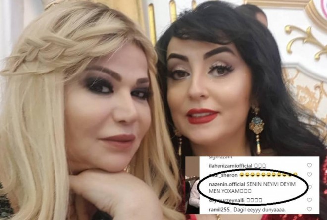 Nazənin rəfiqəsini lağa qoydu -&nbsp;foto