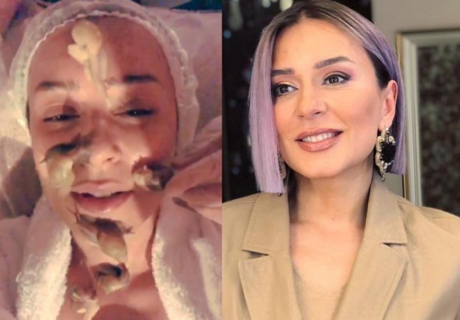 Tünzalənin ilbizlərlə videosu