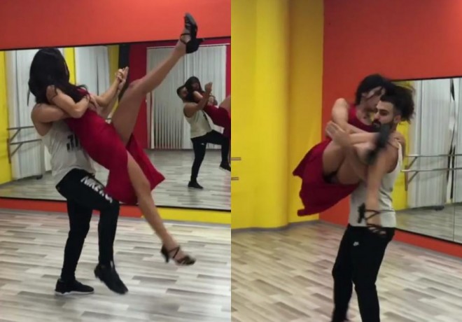 Pərvin Abıyevanın hər yeri göründü - video