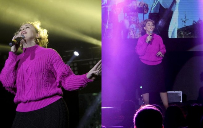 Roza səhnəyə yun kofta və ətəklə çıxdı&nbsp;