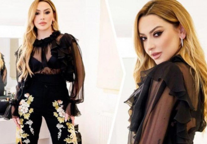 Hadise geyimi ilə diqqət çəkdi - foto