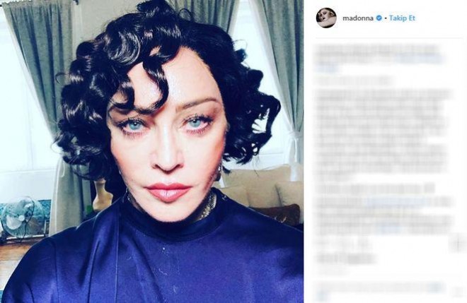 Madonna saş rəngini dəyişdi - foto