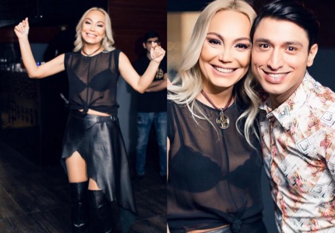 Nura Suri transparan koftada - foto