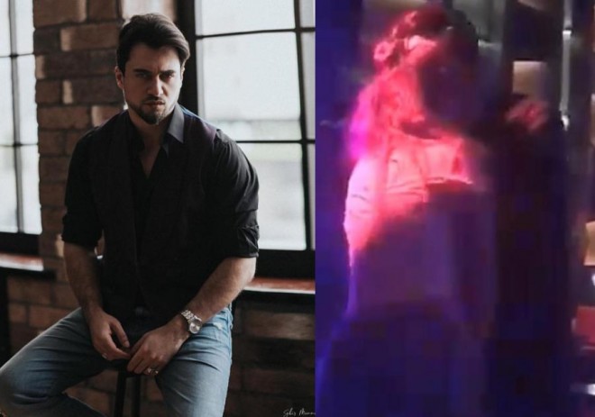 Azərbaycanlı model gənc qızla öpüşdü - video