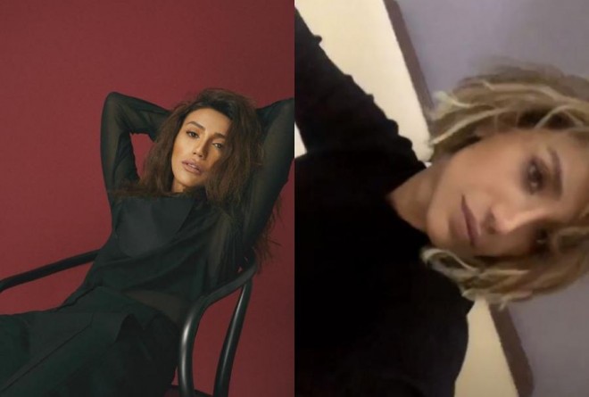 Röya saçlarını sarı rəngə boyatdırdı - video