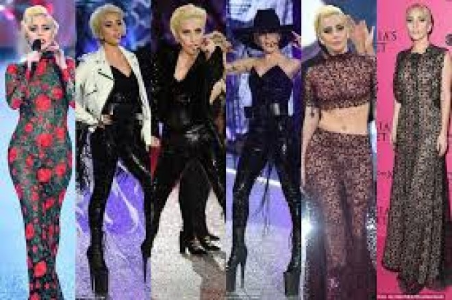 Ledi Qaqa gecədə geyimi ilə seçildi - foto