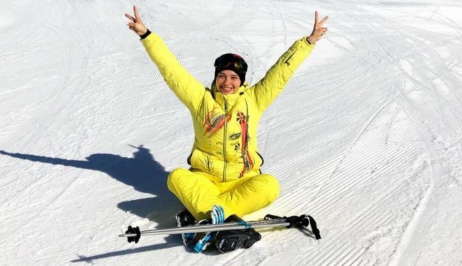 Rilaya qarda xizək sürdü - foto